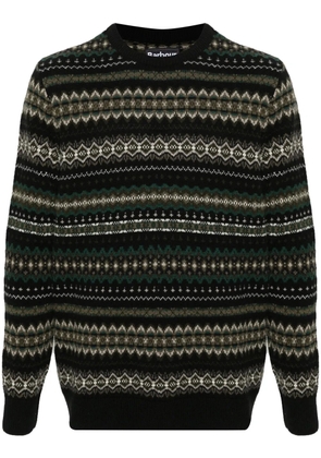 Barbour fair isle-knit sweater - Black
