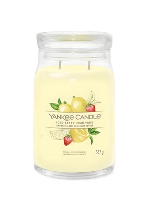 yankee candle large Iced Berry Lemonade candle - Yellow