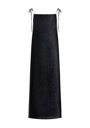 12 STOREEZ square-neck maxi dress - Black