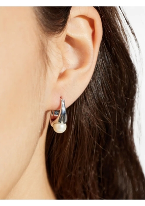 Kate Spade faux-pearl drop earrings - Silver