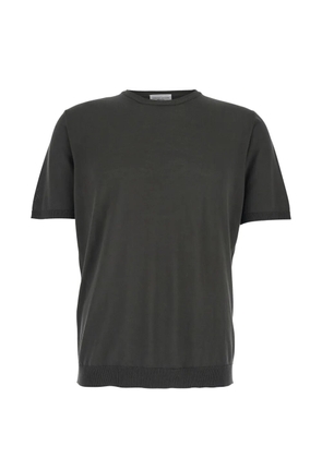Roberto Collina ribbed T-shirt - Brown