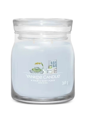 yankee candle medium A Calm & Quiet Place candle - Blue