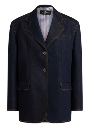 ETRO denim blazer - Blue