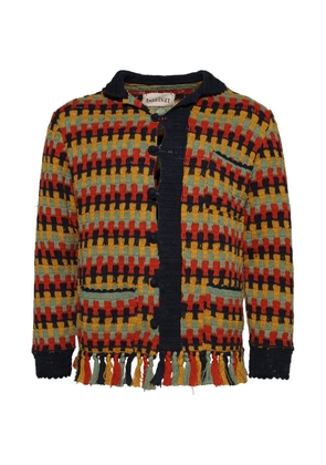 Baziszt tassel collared cardigan - Black