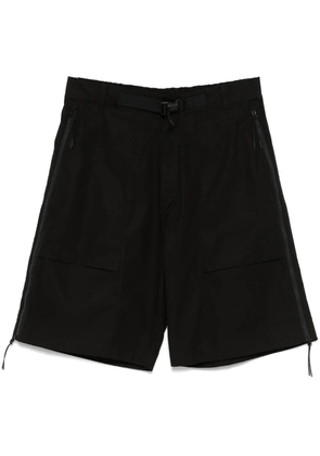 C.P. Company logo-patch bermuda shorts - Black