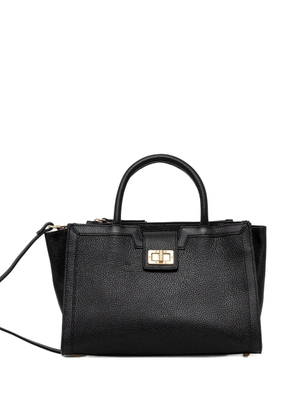 Geox Leonory leather tote bag - Black