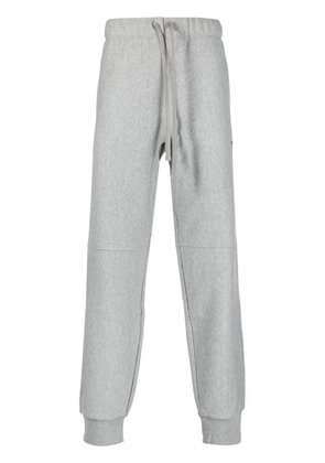 Carhartt WIP embroidered-logo cotton trackpants - Grey