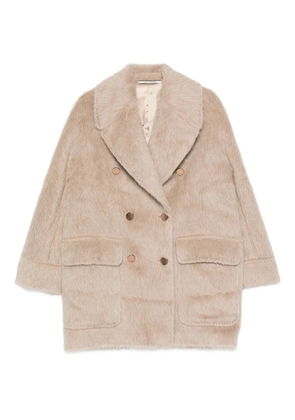 Tagliatore Lillian double-breasted coat - Neutrals