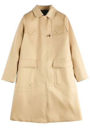 Fay cotton trench coat - Neutrals