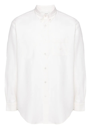 Drôle De Monsieur La Chemise Oxford cotton shirt - White