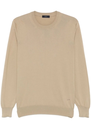 Fay cotton sweater - Neutrals