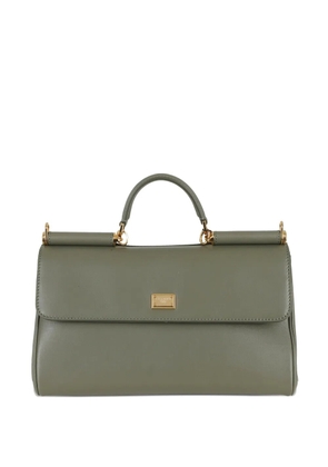 Dolce & Gabbana medium My Sicily leather tote bag - Green