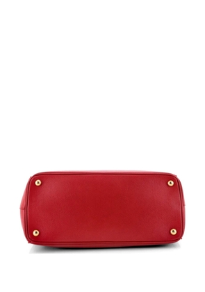 Prada Pre-Owned Double Zip Lux Saffiano Leather Medium tote bag - Red