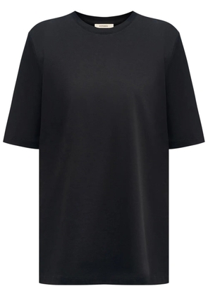 12 STOREEZ crew-neck cotton T-shirt - Black