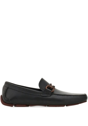 Ferragamo Gancini loafers - Black