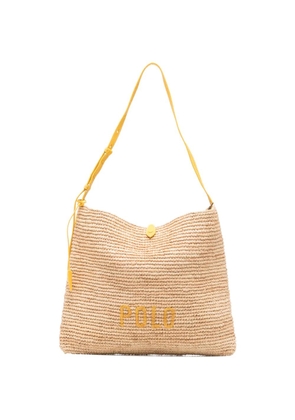 Polo Ralph Lauren raffia tote bag - Neutrals