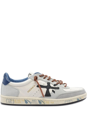 Premiata Bskt Clay 7617 leather sneakers - White
