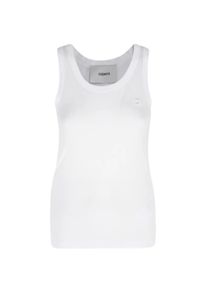 Coperni logo tank top - White