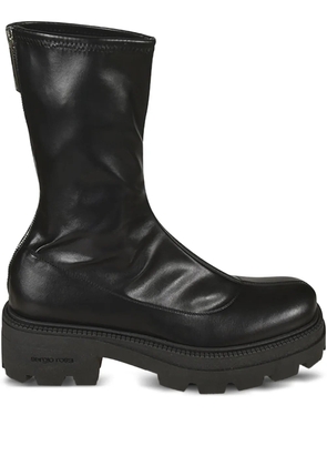 Sergio Rossi Milla zip-detail platform boots - Black