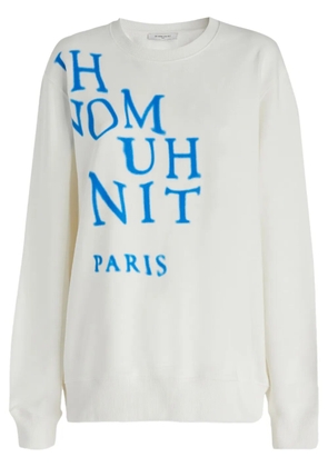 Ih Nom Uh Nit logo-print sweatshirt - White