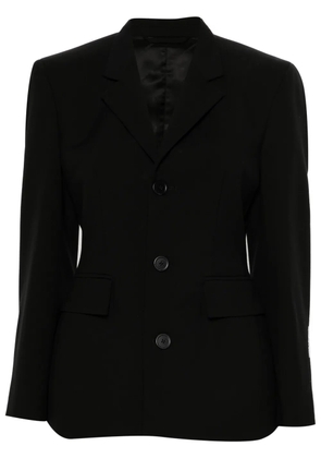 Balenciaga single-breasted wool blazer - Black