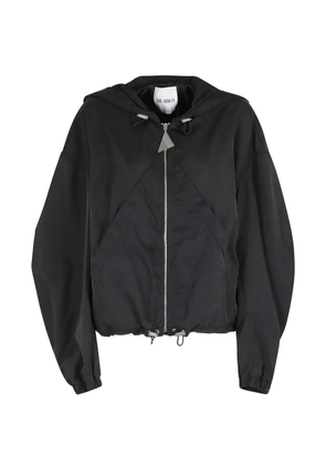 The Attico zip-up bomber jacket - Black