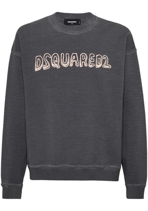 DSQUARED2 logo-print sweatshirt - Black