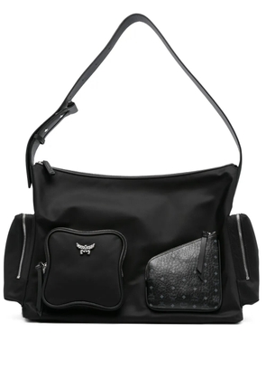 MCM monogram-pattern shoulder bag - Black