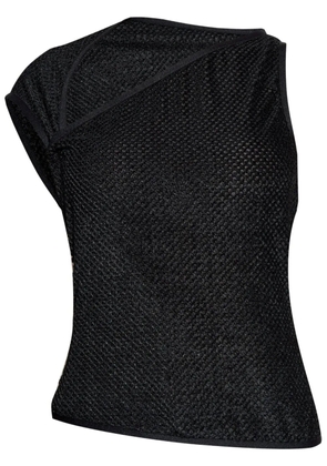 Y-3 waffle warp top - Black