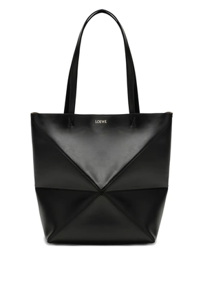 LOEWE medium Puzzle Fold tote bag - Black