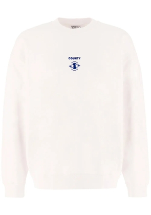 COUNTY OF MILAN Poster Eye sweatshirt - White