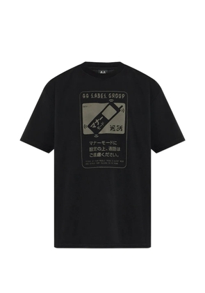 44 LABEL GROUP graphic T-shirt - Black