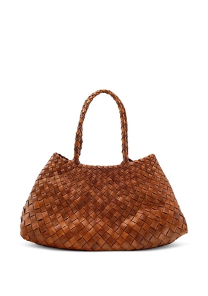 DRAGON DIFFUSION small Santa Croce shoulder bag - Brown