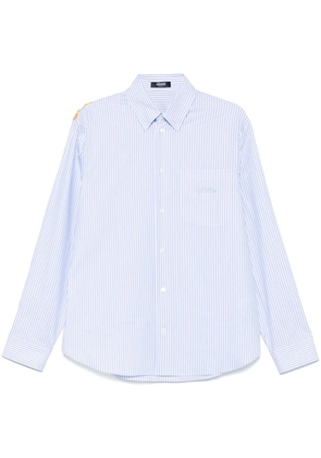 Versace Maxi Chain striped shirt - Blue