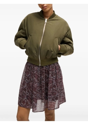 BOSS water-repellent reversible bomber jacket - Green