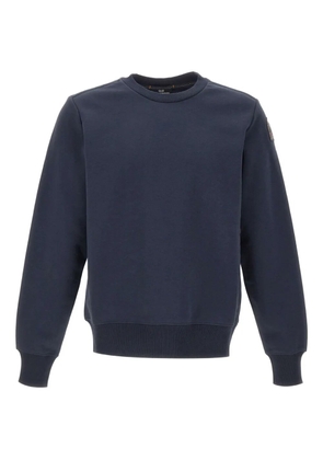 Parajumpers logo-patch sweatshirt - Blue