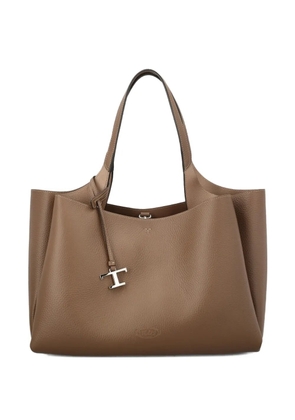 Tod's charm shoulder bag - Brown