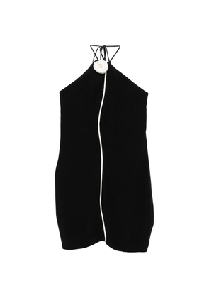 FARM Rio floral-embellished mini dress - Black