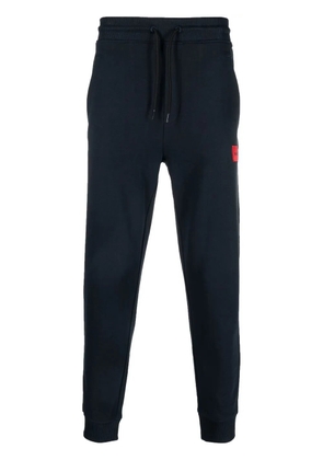 HUGO logo-patch track pants - Blue