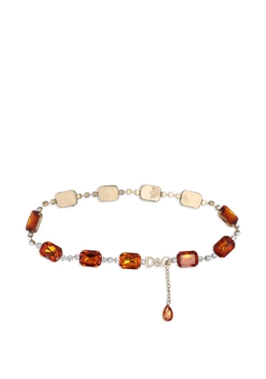 Dolce & Gabbana gemstones chain belt - Gold