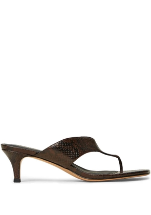 TWINSET thong-style sandals - Brown