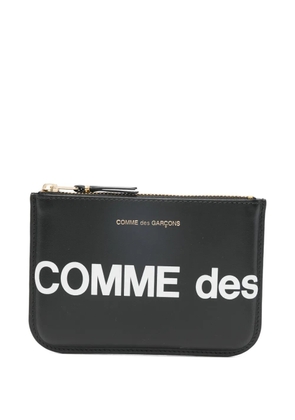 Comme Des Garçons zip leather wallet - Black
