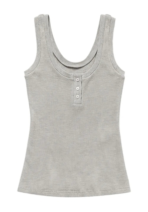 1989 STUDIO textured tank top - Grey