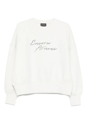 Emporio Armani logo-detail sweatshirt - Neutrals