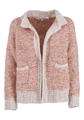 Junya Watanabe Comme des Garçons Pre-Owned mélange-effect cardigan - Pink