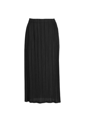 Issey Miyake Pre-Owned pleats elasticated skirt - Black