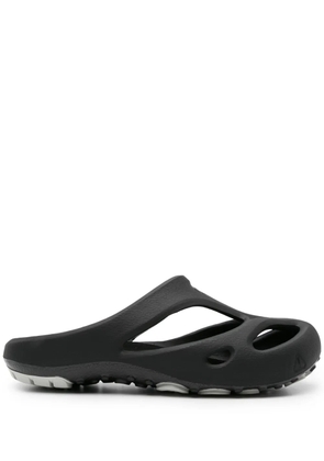KEEN FOOTWEAR Shanti logo-embossed slippers - Black