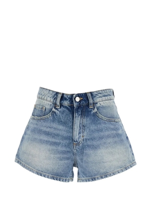 ICON DENIM raw-edge shorts - Blue