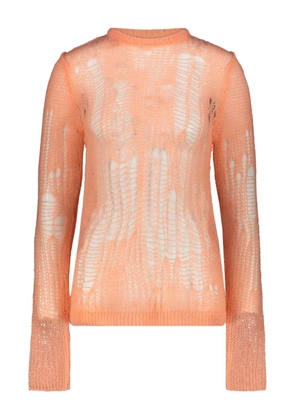 Rick Owens open-knit top - Orange