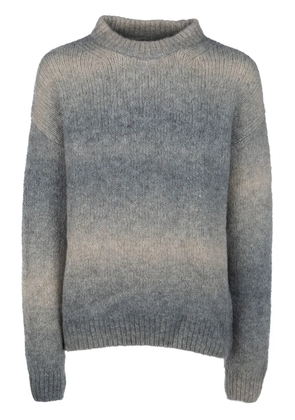 Gant gradient crew-neck jumper - Grey